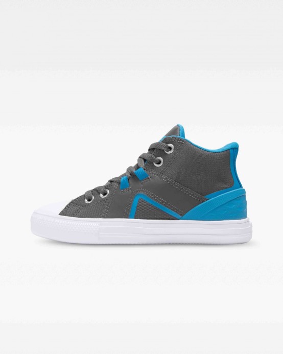 Converse Chuck Taylor All Star Flux Ultra Mid Cyber Grey/dial Up Blue/white