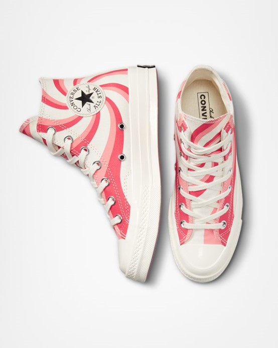 Egret/sunrise Pink Chuck 70 Color Candy High Top Converse