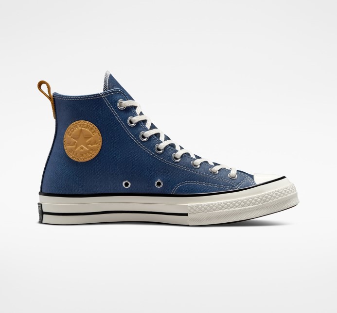 Navy/egret/golden Tan Chuck 70 Denim Fashion High Top Converse