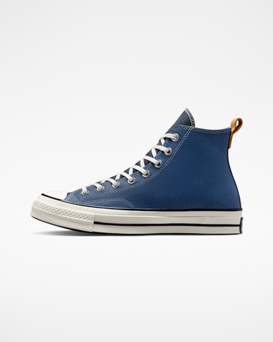 Navy/egret/golden Tan Chuck 70 Denim Fashion High Top Converse