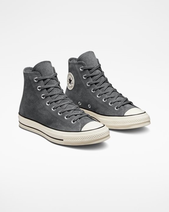 Cyber Grey/egret/black Converse Skľučovadlo 70 Sezónne Kožené Vysoké Top