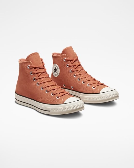 Skľučovadlo Converse Oranžový úkryt/egret/black 70 Sezónny Kožený Top