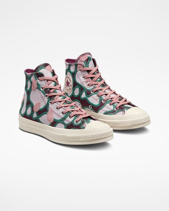 Skľučovadlo 70 Prirodzene Digitálny Vysoký Vrch Converse Parofialová/kaňonový Prach/egret