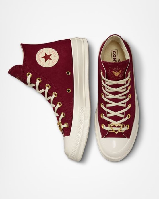 Chuck 70 Valentines Day High Top Back Alley Brick Converse