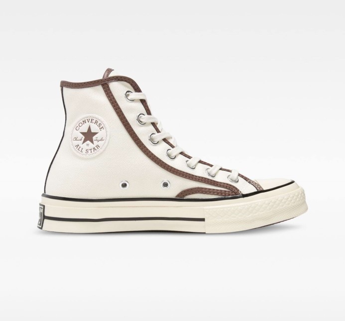 Skľučovadlo 70 Workwear Textures High Top Converse Egret/squirrel Friend