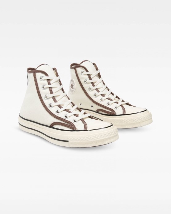 Skľučovadlo 70 Workwear Textures High Top Converse Egret/squirrel Friend