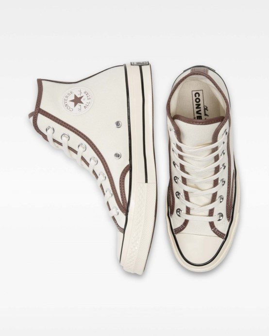 Skľučovadlo 70 Workwear Textures High Top Converse Egret/squirrel Friend