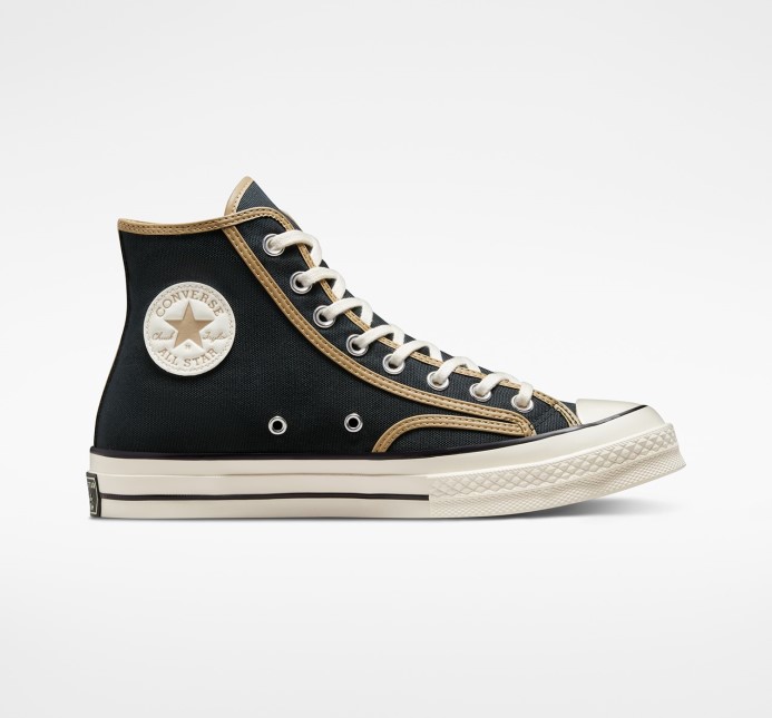 Black/nomad Khaki/egret Chuck 70 Workwear Textures High Top Converse