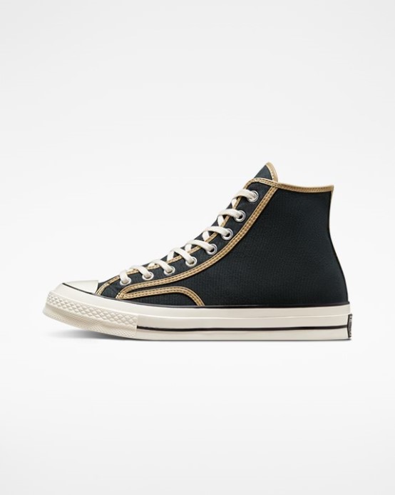 Black/nomad Khaki/egret Chuck 70 Workwear Textures High Top Converse