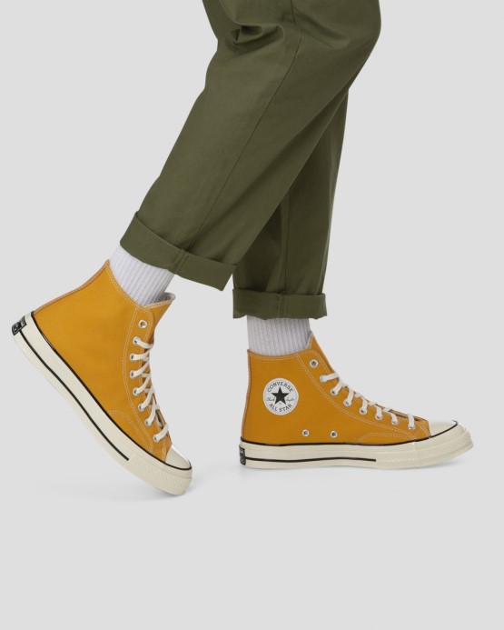 Converse žlté Skľučovadlo 70 Vintage Canvas High Top Sunflower