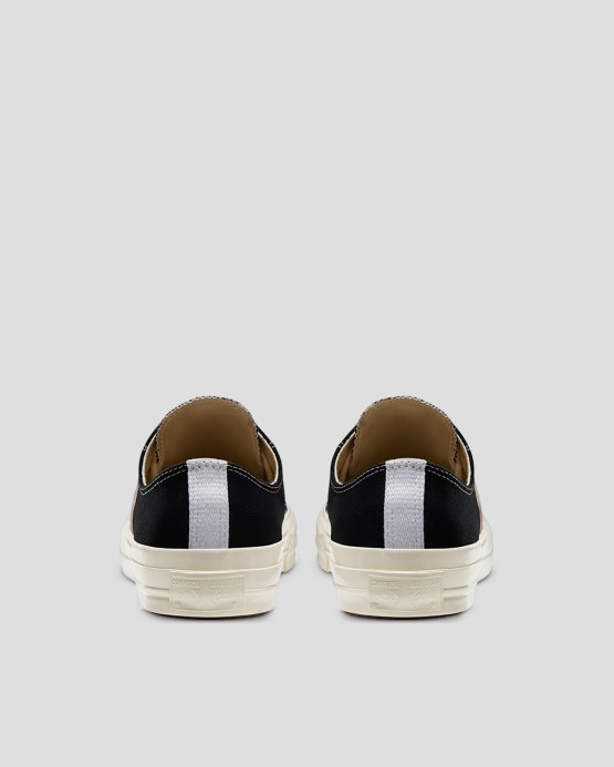 Black Converse X Comme Des Garcons Skľučovadlo 70 Play Low Top