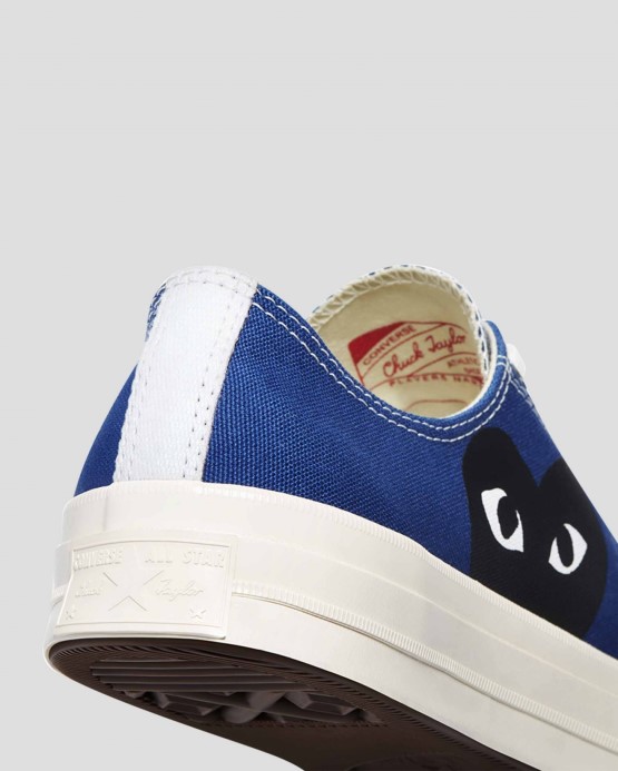 Modrý Quartz/egret/black Converse X Comme Des Garcons Skľučovadlo 70 Play Low Top