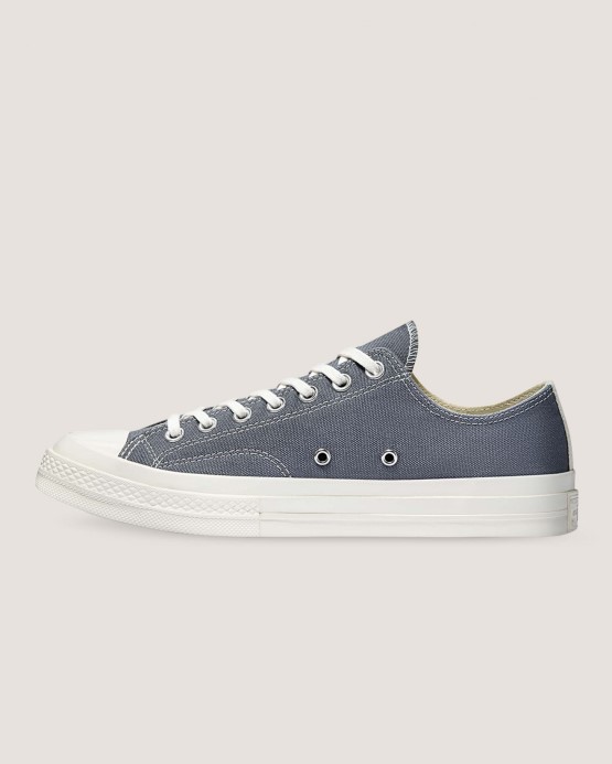Oceľovo Sivá/egret/čierna Converse X Skľučovadlo Comme Des Garcons 70 Play Low Top