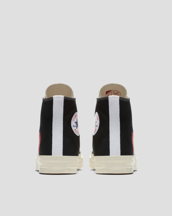 Converse X Comme Des Garcons Skľučovadlo 70 Play High Top Black