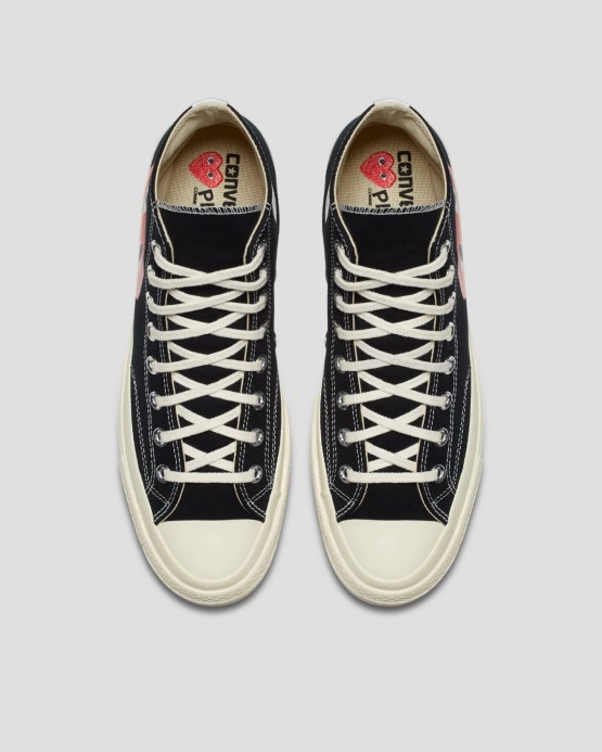 Converse X Comme Des Garcons Skľučovadlo 70 Play High Top Black