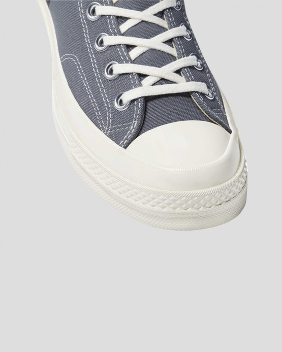 Converse X Skľučovadlo Comme Des Garcons 70 Play High Top Oceľ Sivá/egret/čierna