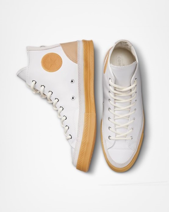 Skľučovadlo 70 Premium Craft Južne Od Houstonu Vysoký Vrch Converse Biely/slnečný/bledý Tmel
