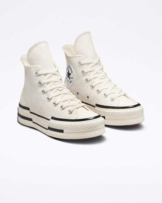 Converse Egret/black Skľučovadlo 70 Plus Plátno Vysoké