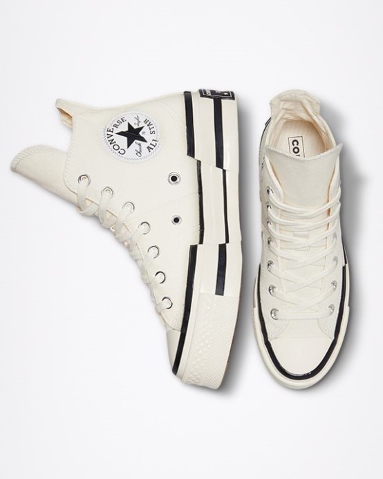Converse Egret/black Skľučovadlo 70 Plus Plátno Vysoké
