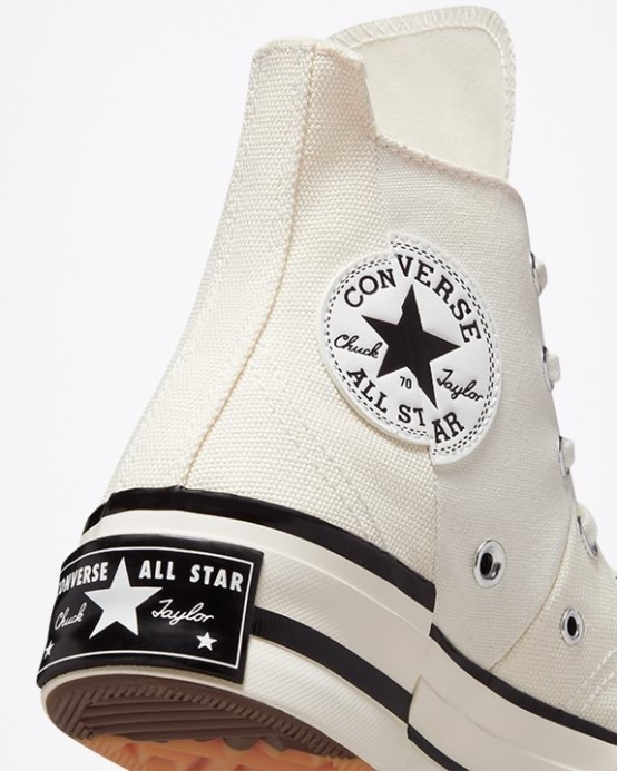 Converse Egret/black Skľučovadlo 70 Plus Plátno Vysoké