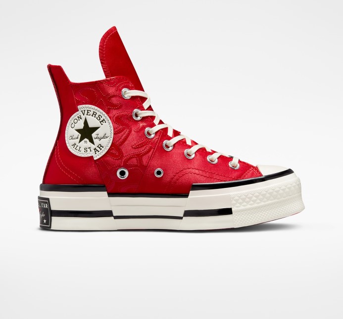 Converse Skľučovadlo 70 Plus Cny Vysoký Vrch červeno/vintage Biela/čierna