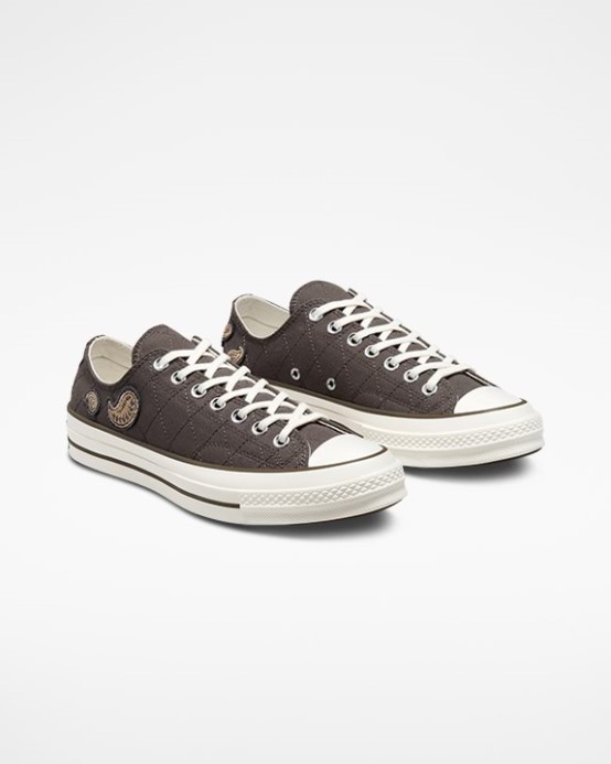 Skľučovadlo 70 Crafted Patches Low Top Engine Dym/nightfall Gray Converse