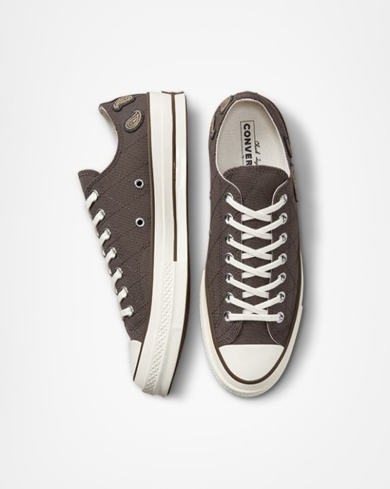 Skľučovadlo 70 Crafted Patches Low Top Engine Dym/nightfall Gray Converse