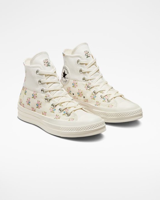 Khaki/off White Skľučovadlo 70 Gran-z High Top Egret Converse