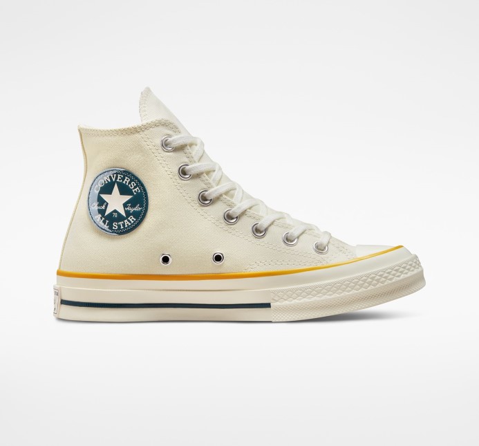 Egret/thriftshop Yellow Converse Skľučovadlo 70 Nebeský Vysoký Top