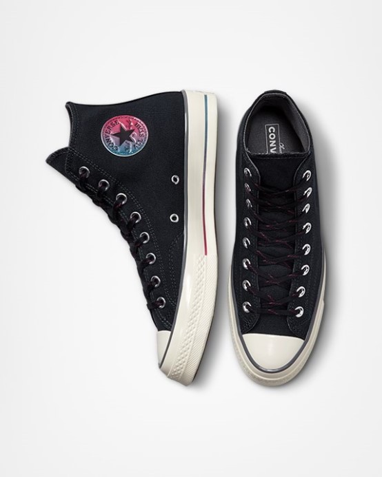 Converse Skľučovadlo 70 úžitkové Plátno Vysoké čierne/kyber Sivá/hlboký Spánok