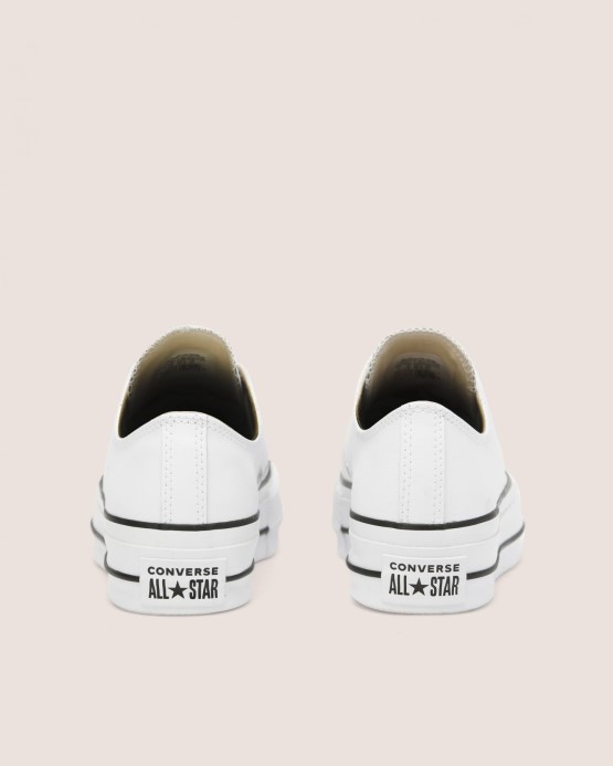 White/black Skľučovadlo Taylor All Star Lift čistá Koža Low Top Converse