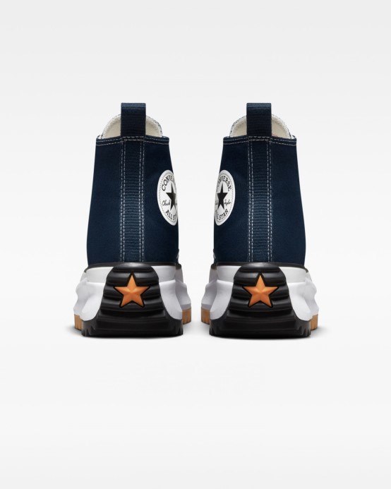 Run Star Hike Sezónna Farba Vysoký Top Converse Obsidián/čierna/biela