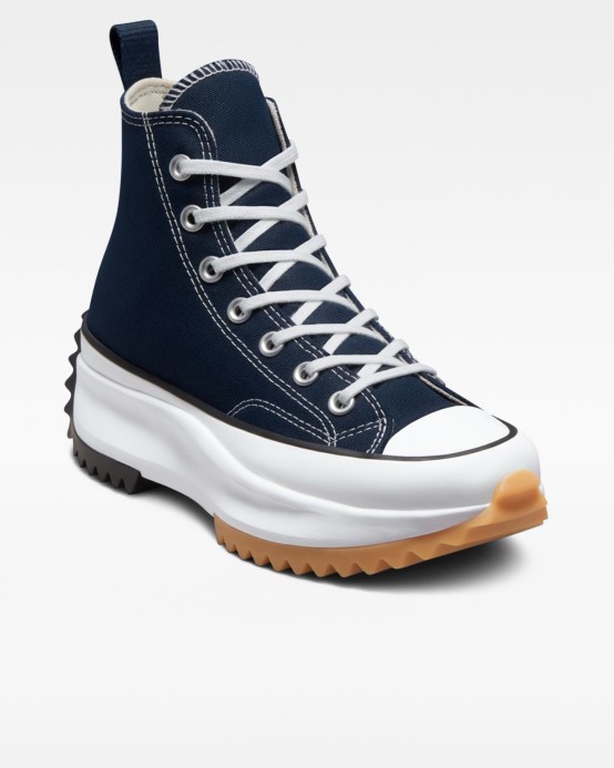 Run Star Hike Sezónna Farba Vysoký Top Converse Obsidián/čierna/biela
