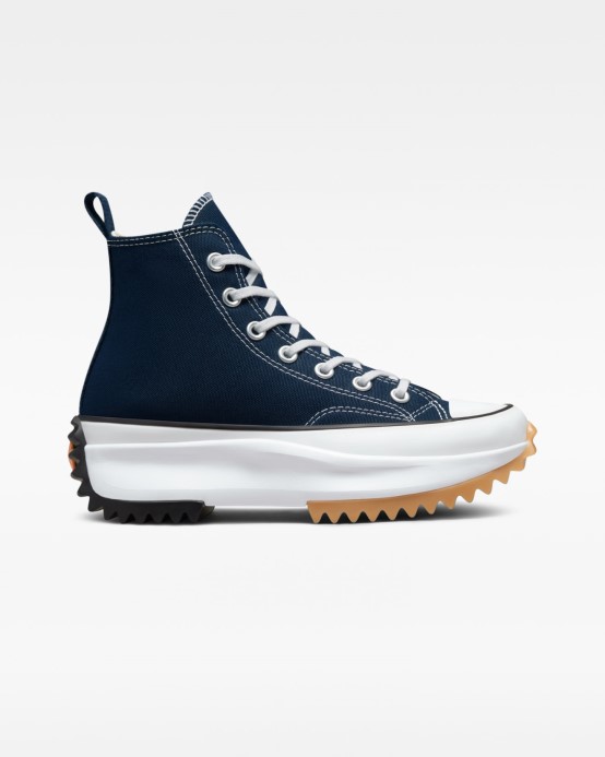 Run Star Hike Sezónna Farba Vysoký Top Converse Obsidián/čierna/biela
