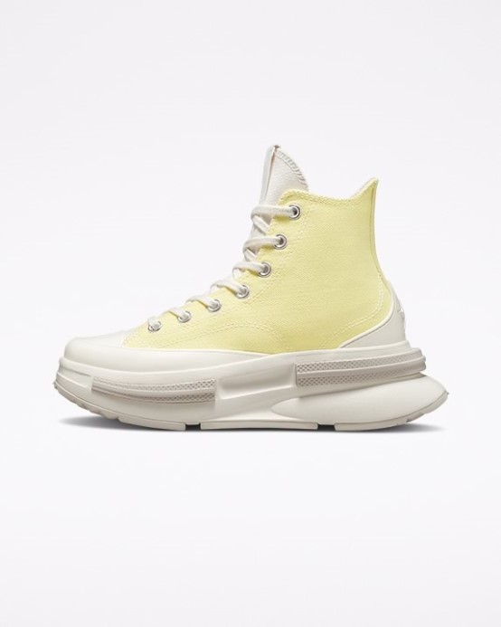 Soft Sunshine/black/egret Run Star Legacy Cx High Top Converse