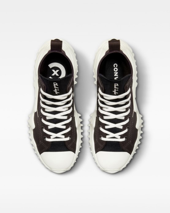 Converse Zamat Hnedá/čierna/bledá Tmel Beh Hviezda Pohyb Okraj žiara Vysoký Top