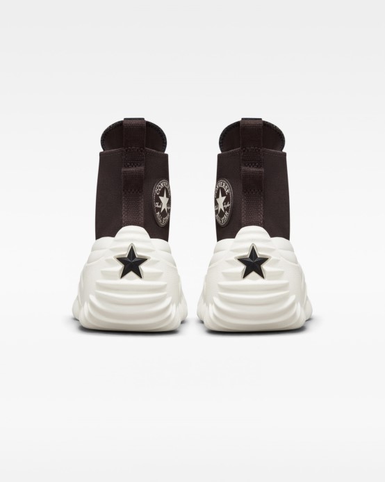 Converse Zamat Hnedá/čierna/bledá Tmel Beh Hviezda Pohyb Okraj žiara Vysoký Top