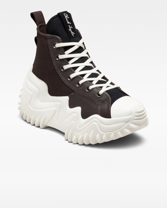 Converse Zamat Hnedá/čierna/bledá Tmel Beh Hviezda Pohyb Okraj žiara Vysoký Top