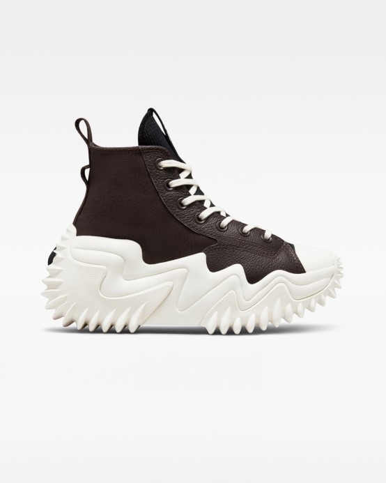Converse Zamat Hnedá/čierna/bledá Tmel Beh Hviezda Pohyb Okraj žiara Vysoký Top