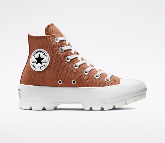 Converse Minerálna Hlina/biela/čierna Skľučovadlo Taylor All Star Lugged Sezónna Farba Vysoký Top