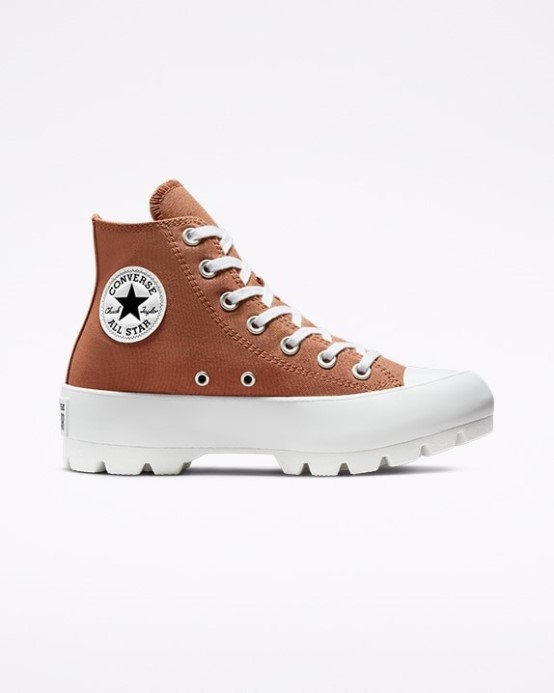 Converse Minerálna Hlina/biela/čierna Skľučovadlo Taylor All Star Lugged Sezónna Farba Vysoký Top