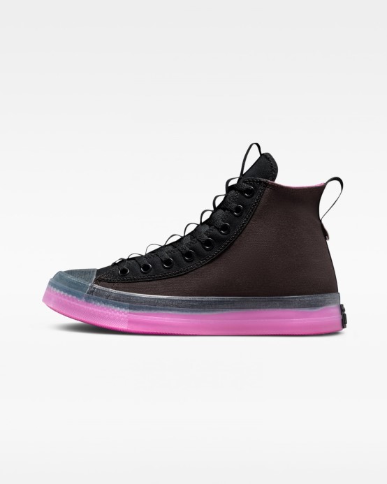 Zamatová Hnedá/čierna/aktívna Fuchsiová Chuck Taylor All Star Cx Preskúmať Okraj žiara Vysoký Vrch Converse