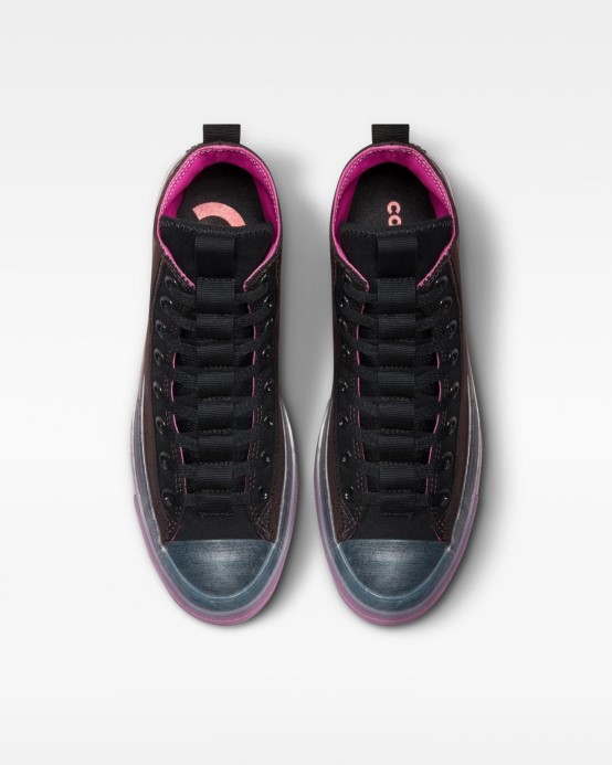 Zamatová Hnedá/čierna/aktívna Fuchsiová Chuck Taylor All Star Cx Preskúmať Okraj žiara Vysoký Vrch Converse