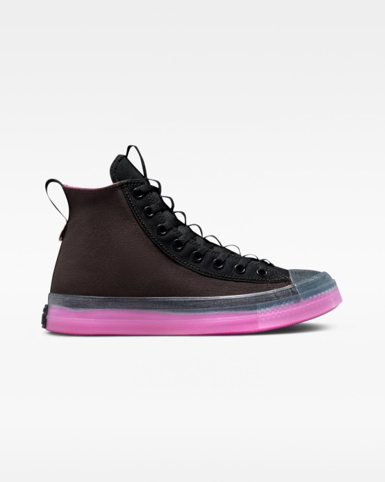 Zamatová Hnedá/čierna/aktívna Fuchsiová Chuck Taylor All Star Cx Preskúmať Okraj žiara Vysoký Vrch Converse