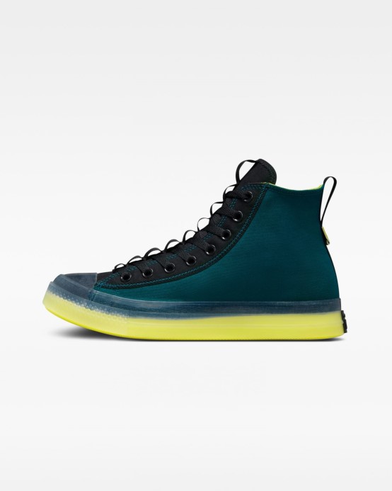 Polnočný Turq/black/laser Lemon Converse Chuck Taylor All Star Cx Explore Edge Glow High Top