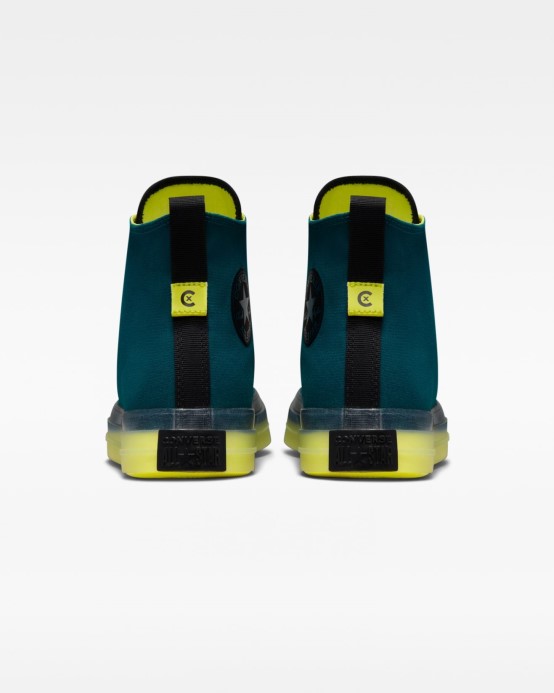 Polnočný Turq/black/laser Lemon Converse Chuck Taylor All Star Cx Explore Edge Glow High Top