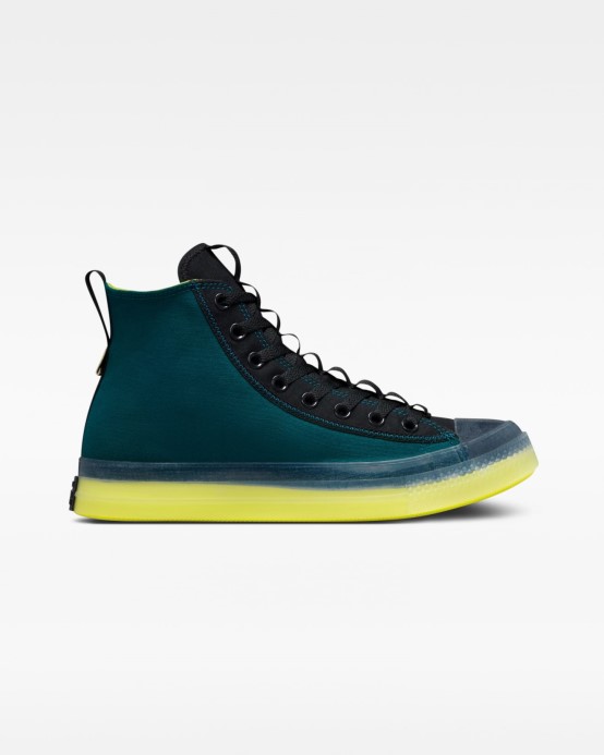 Polnočný Turq/black/laser Lemon Converse Chuck Taylor All Star Cx Explore Edge Glow High Top