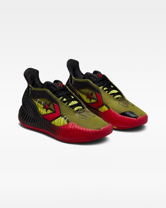All Star Bb Prototyp Cx Mid Black/laser Lemon/red/cozy Mos Converse