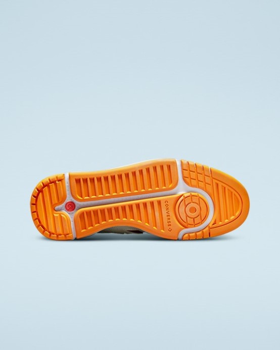 Zbraň Cx Koža & Semiš Mid Converse Volavka/slnečný Lúč/biela