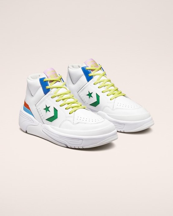Biela/hra Kráľovská/zelená/oranžová Zbraň Cx Vegas Svetlá Mid Converse